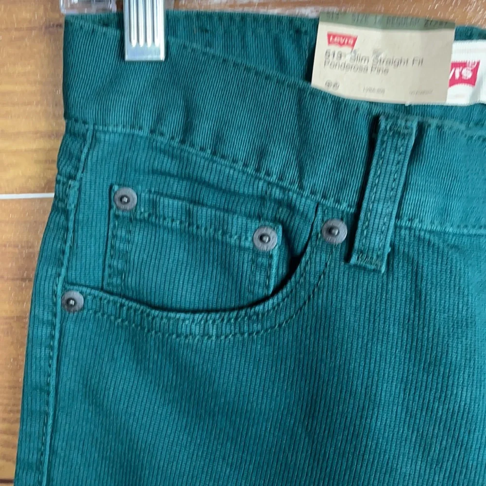 Levi’s 513 boys slim straight fit ponderosa pine pant size 14 27 X 27